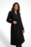 Elegant Belted Trench Coat-outerwear > trench coat-Laventaire-Laventaire