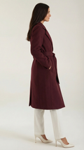 Elegant Belted Trench Coat-outerwear > trench coat-Laventaire-Laventaire