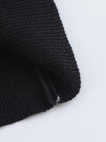 Elegant Black Mini Dress-dresses > mini dress-Laventaire-Laventaire