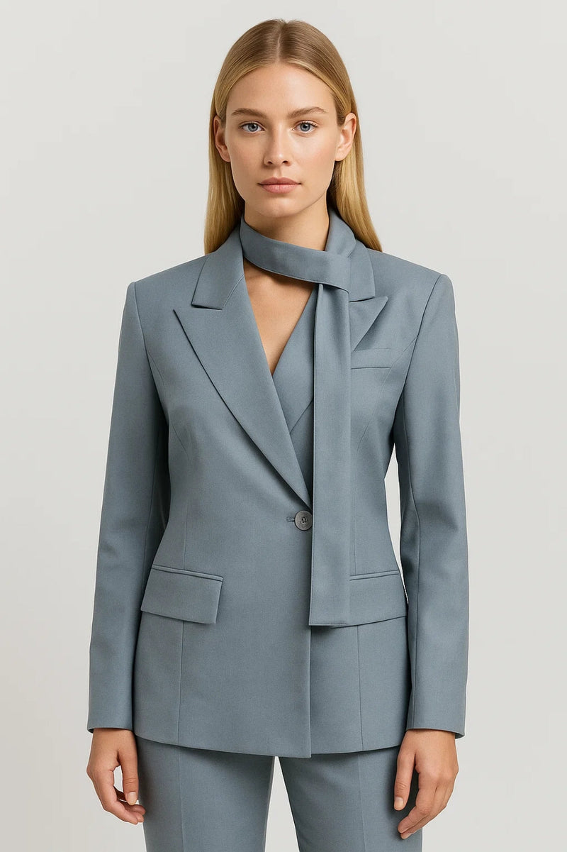 Elegant Blazer Jacket Tailored Fit-jackets > blazers > tailored blazers-Laventaire-Laventaire