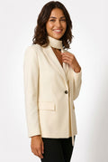 Elegant Blazer Jacket Tailored Fit-jackets > blazers > tailored blazers-Laventaire-Laventaire