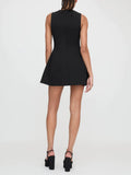 Elegant Bow Mini Dress-dresses > mini dress-Laventaire-Laventaire