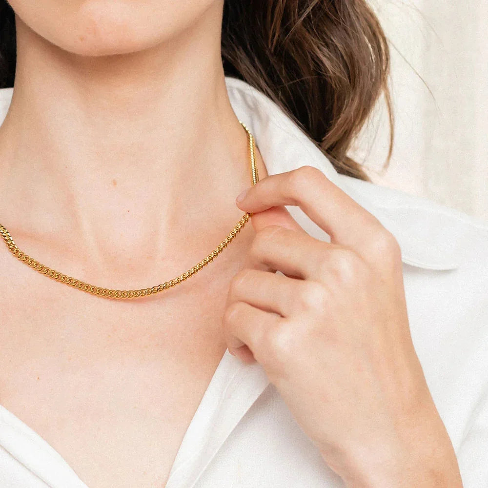 Elegant Chain Necklace-jewelry > necklaces > chain necklaces-Laventaire-Laventaire