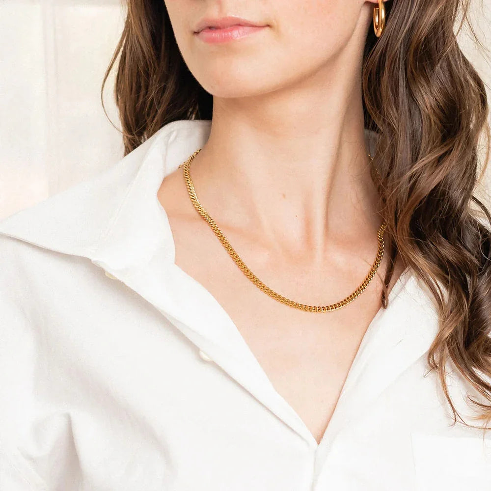 Elegant Chain Necklace-jewelry > necklaces > chain necklaces-Laventaire-Laventaire
