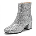 Elegant Glitter Ankle Boots-footwear > ankle boots-Laventaire-Laventaire