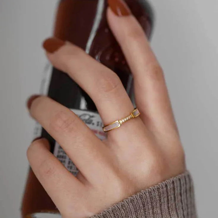 Elegant Gold Plated Ring-jewelry > rings-Laventaire-Laventaire