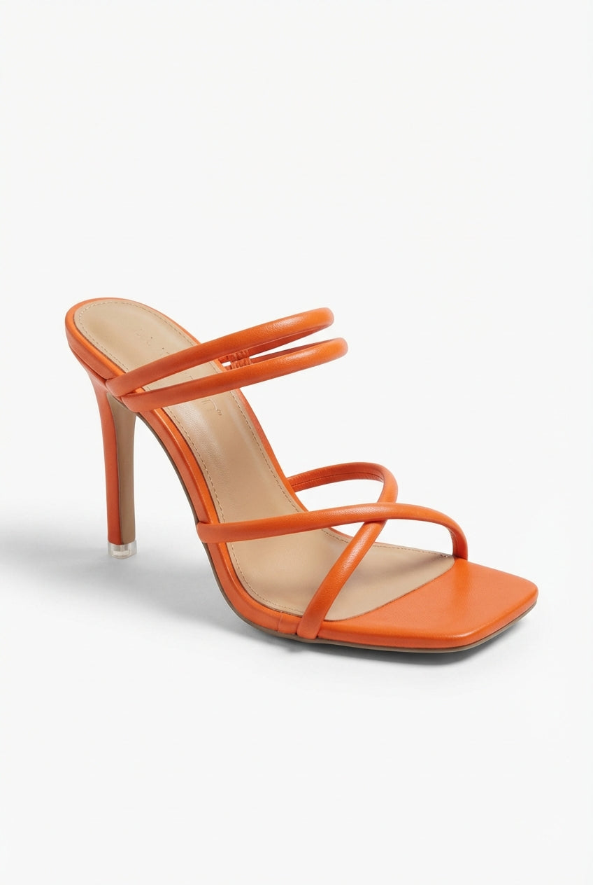 Elegant High Heels-footwear > high heels-Laventaire-Orange-36-Laventaire