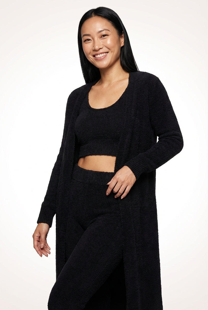 Elegant Home Lounge Set-loungewear > loungewear set-Laventaire-Black-S-Laventaire