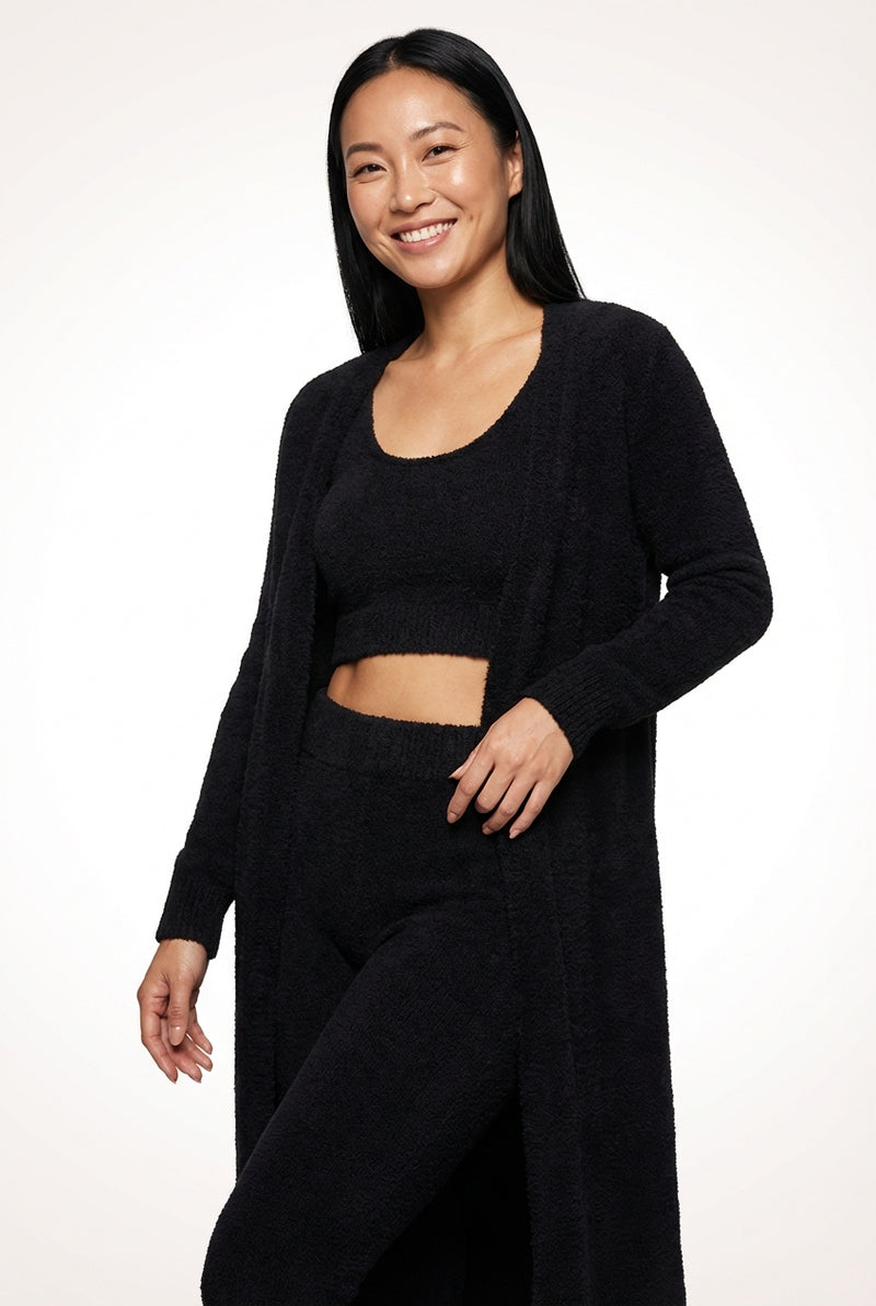 Elegant Home Lounge Set-loungewear > loungewear set-Laventaire-Black-S-Laventaire