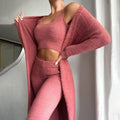 Elegant Home Lounge Set-loungewear > loungewear set-Laventaire-Pink-S-Laventaire