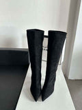 Elegant Knee Boots-footwear > knee boots-Laventaire-Laventaire