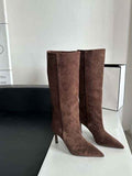 Elegant Knee Boots-footwear > knee boots-Laventaire-Laventaire