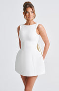 Elegant Mini Bridal Dress-dresses > bridal dress > mini bridal dress-Laventaire-Laventaire