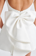 Elegant Mini Bridal Dress-dresses > bridal dress > mini bridal dress-Laventaire-Laventaire