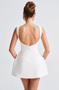 Elegant Mini Bridal Dress-dresses > bridal dress > mini bridal dress-Laventaire-Laventaire