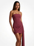 Elegant Mini Dress-dresses > mini dress-Laventaire-Laventaire