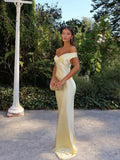 Elegant Off-Shoulder Maxi Dress-dresses > maxi dress-Laventaire-Laventaire