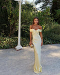 Elegant Off-Shoulder Maxi Dress-dresses > maxi dress-Laventaire-Laventaire