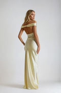 Elegant Off-Shoulder Maxi Dress-dresses > maxi dress-Laventaire-Laventaire