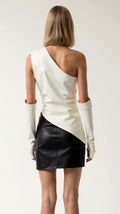 Elegant One Shoulder Top-tops > going out tops-Laventaire-Laventaire