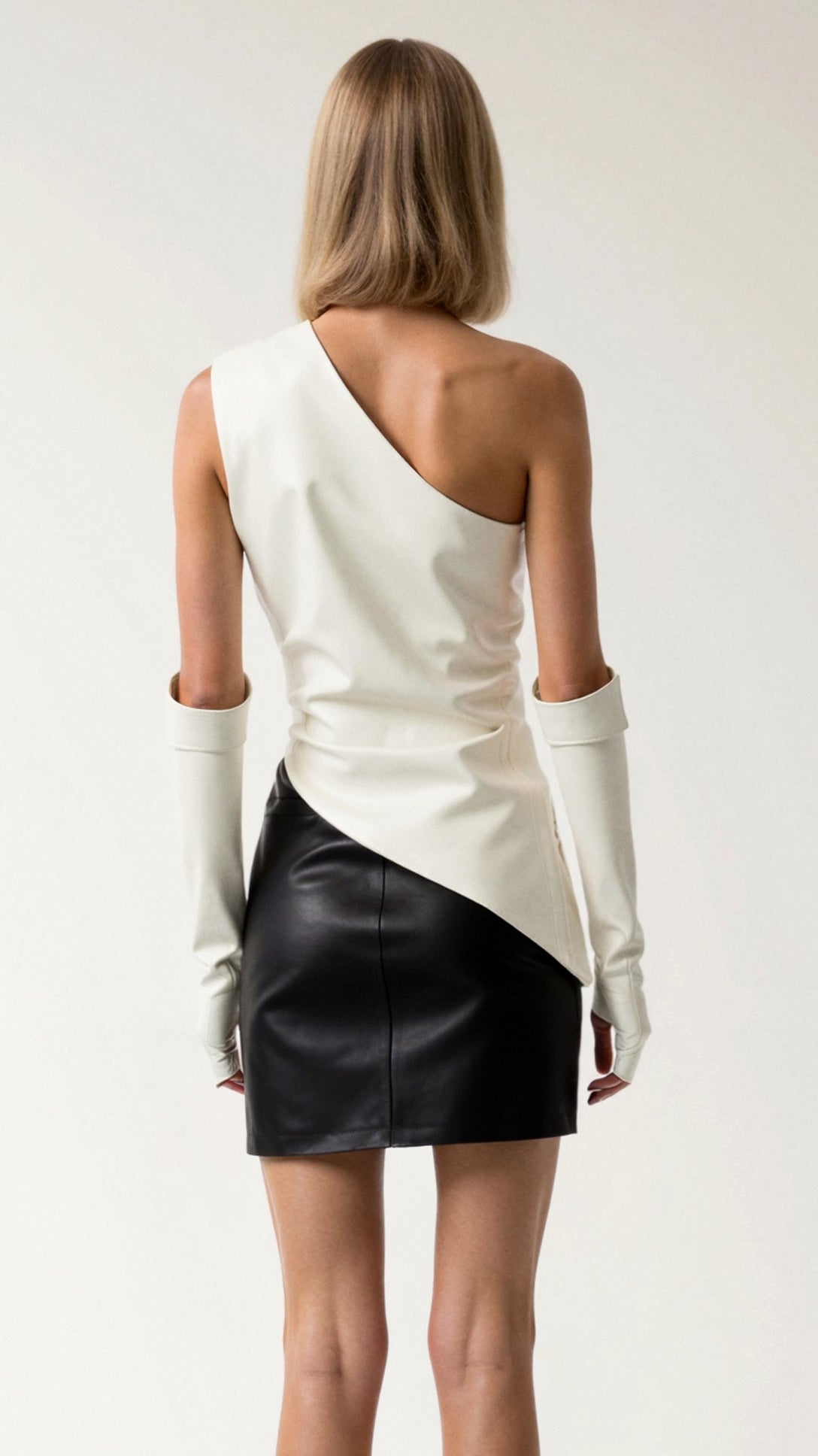 Elegant One Shoulder Top-tops > going out tops-Laventaire-Laventaire