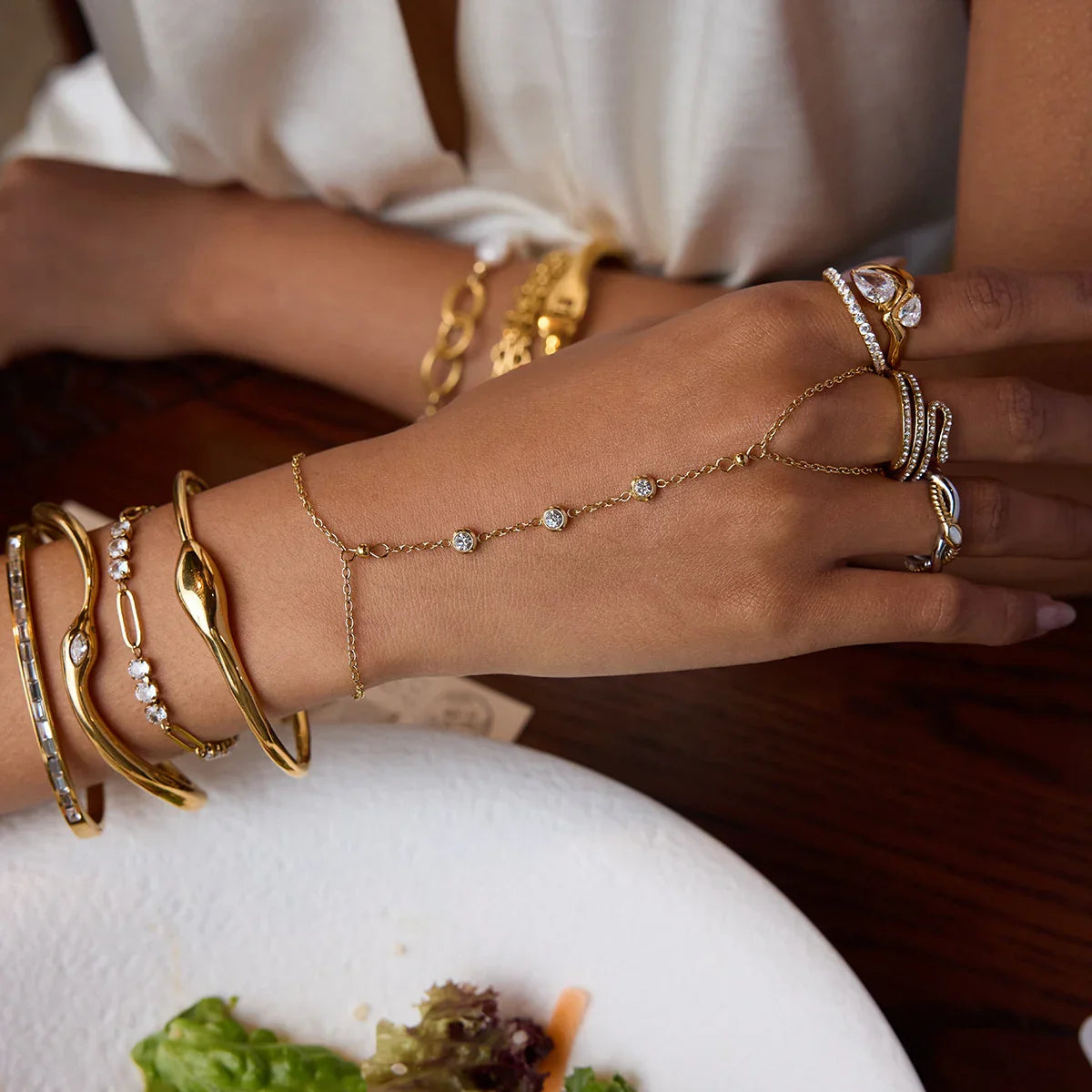 Elegant Open Design Bracelet-jewelry > bracelets-Laventaire-Laventaire