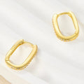 Elegant Oval Hoop Earrings-jewelry > earrings > hoop earrings-Laventaire-Laventaire