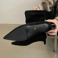 Elegant Pointed Toe Boots-footwear > pointed toe boots-Laventaire-Laventaire