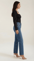 Elegant Puff Sleeve Top-tops > top-Laventaire-Laventaire