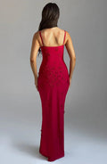 Elegant Red Maxi Dress-dresses > maxi dress-Laventaire-Laventaire