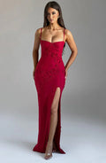 Elegant Red Maxi Dress-dresses > maxi dress-Laventaire-Laventaire
