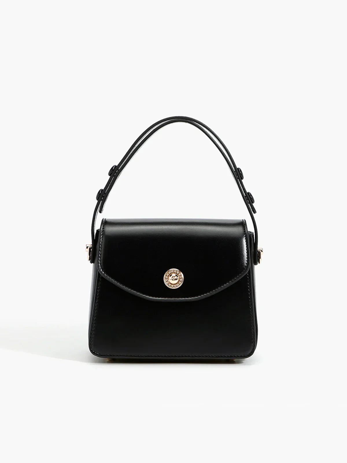 Elegant Shoulder Bag-bags > shoulder bags-Laventaire-Black-One Size-Laventaire