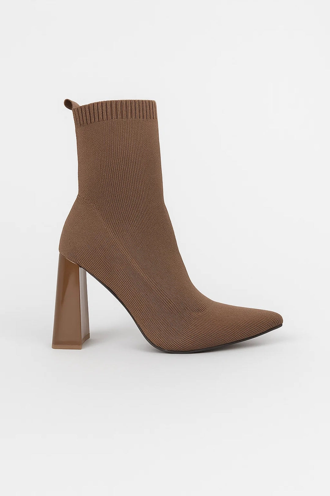 Elegant Toe Block Ankle Boots-footwear > ankle boots-Laventaire-Brown-36-Laventaire