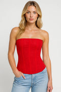 Elegant Tube Top Fit-tops > tube tops-Laventaire-Laventaire