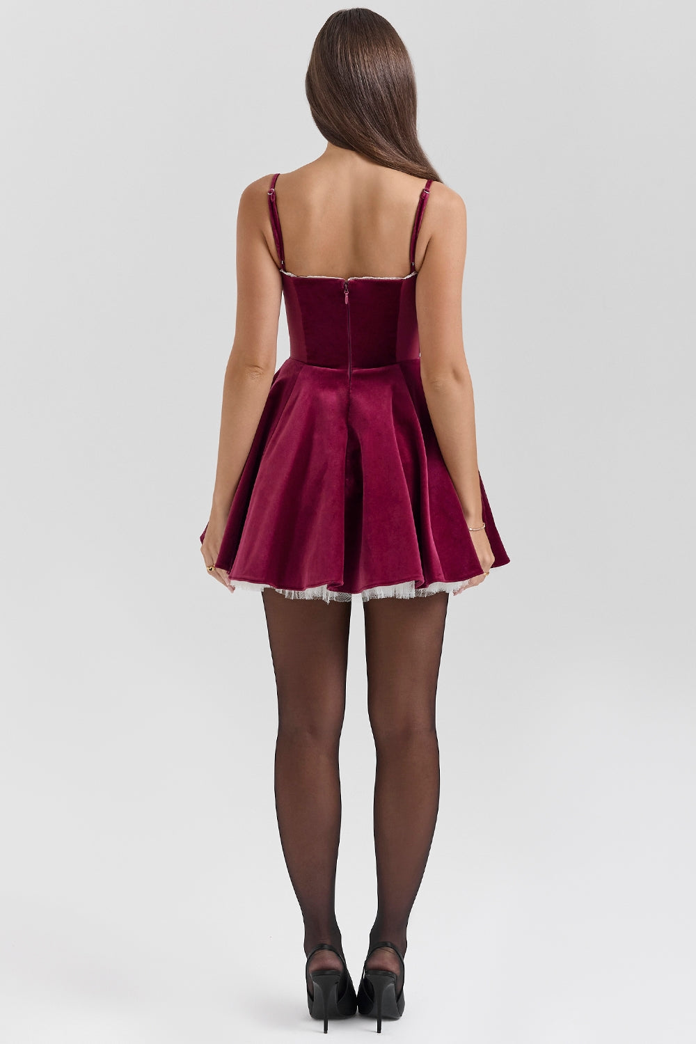Evening Mini Dress-dresses > mini dress-Laventaire-Laventaire