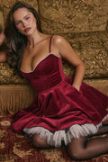 Evening Mini Dress-dresses > mini dress-Laventaire-Laventaire