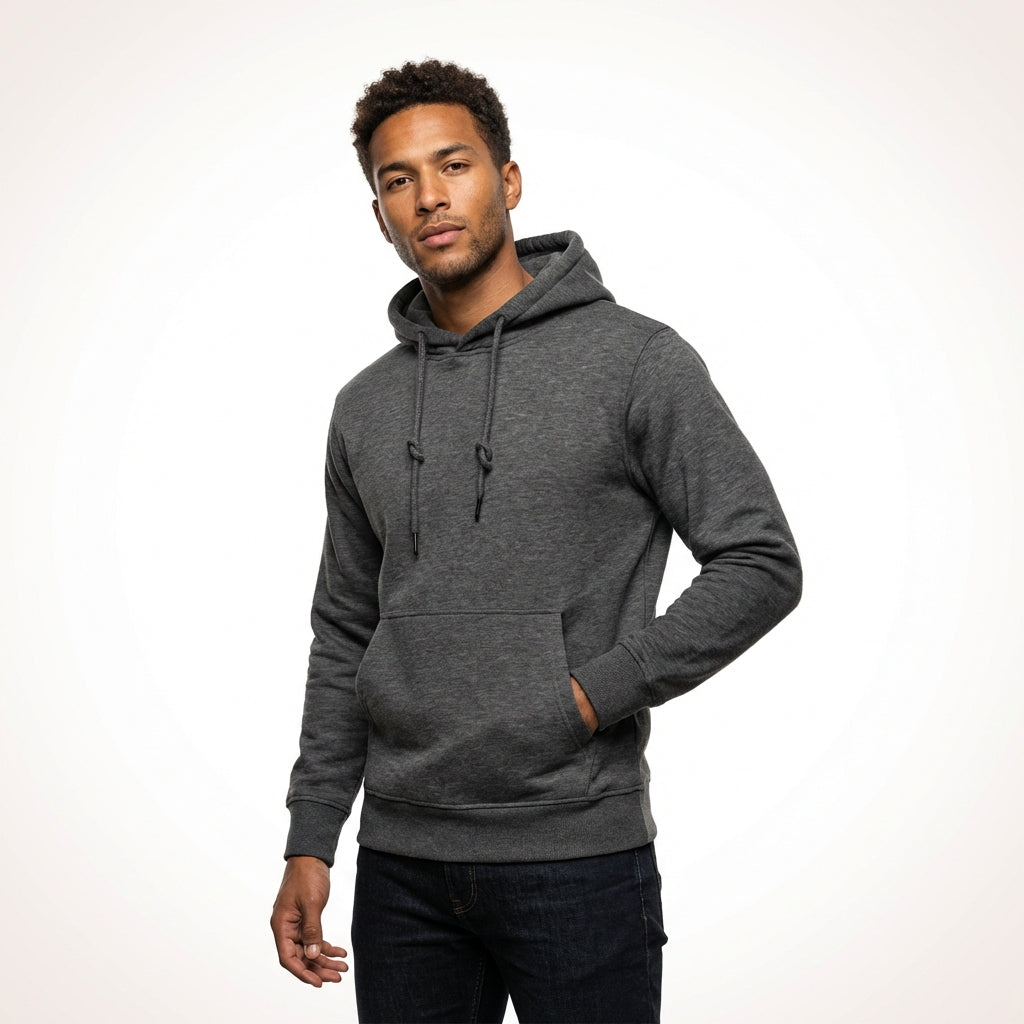 Everyday Fit Pullover Hoodie-hoodies > casual fit hoodie-Laventaire-Dark Gray-S-Laventaire