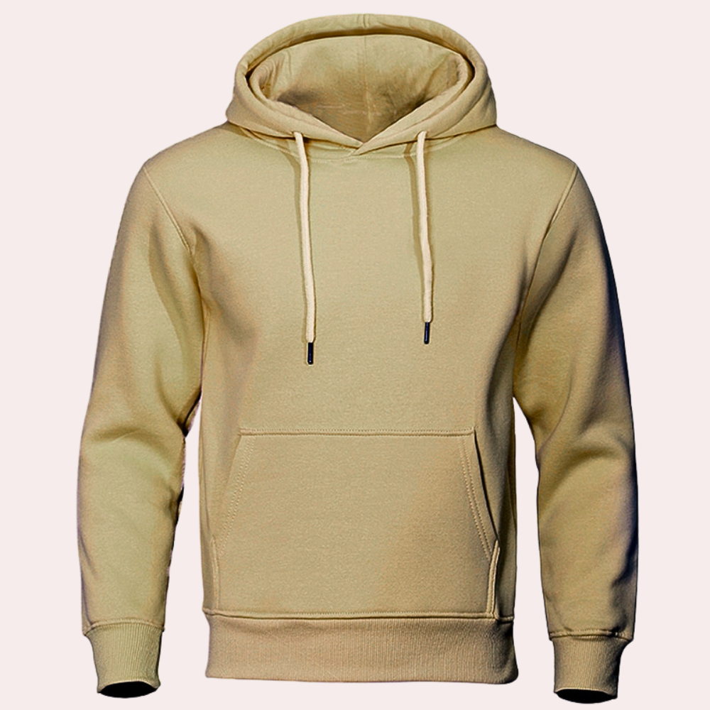 Everyday Fit Pullover Hoodie-hoodies > casual fit hoodie-Laventaire-Khaki-S-Laventaire