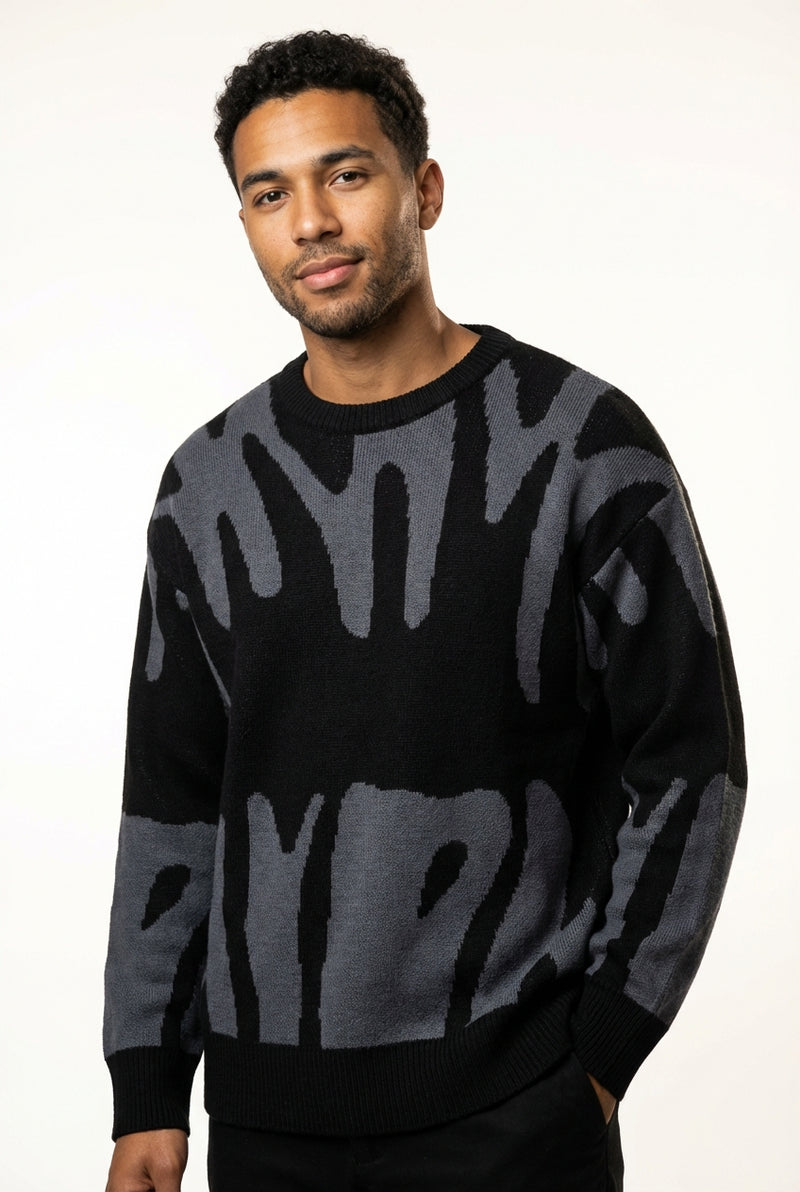 Everyday Long Sleeve Jumper-jumpers > long sleeve jumper-Laventaire-Black-S-Laventaire