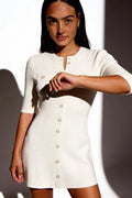 Fit And Flare Mini Dress-dresses > fit and flare dress-Laventaire-Laventaire