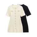 Fit And Flare Mini Dress-dresses > fit and flare dress-Laventaire-Laventaire