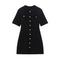 Fit And Flare Mini Dress-dresses > fit and flare dress-Laventaire-Laventaire
