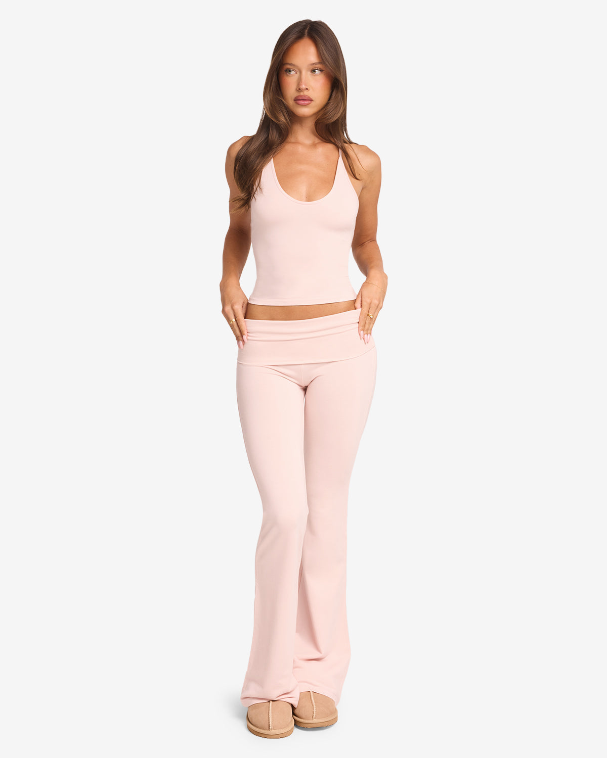 Fitted Activewear Sleeveless Set-activewear > active set-Laventaire-Laventaire