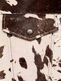 Fitted Cow Print Jacket-jackets > fitted jackets-Laventaire-Laventaire