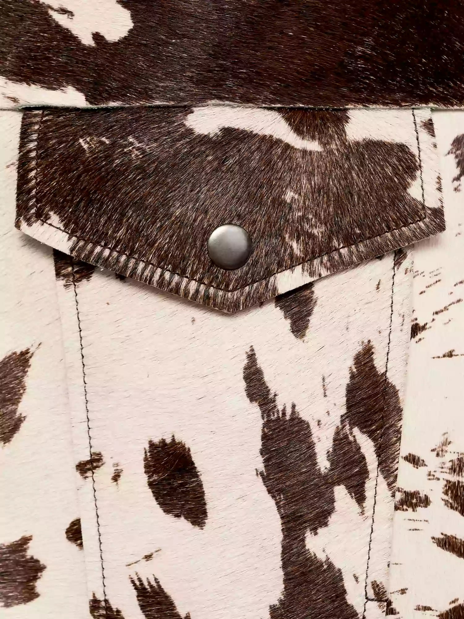 Fitted Cow Print Jacket-jackets > fitted jackets-Laventaire-Laventaire