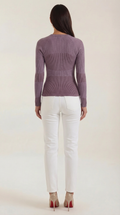 Fitted Long Sleeve Top-tops > long sleeve tops > fitted long sleeve top-Laventaire-Laventaire