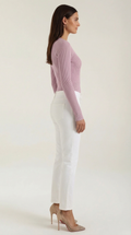 Fitted Long Sleeve Top-tops > long sleeve tops > fitted long sleeve top-Laventaire-Laventaire