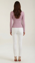 Fitted Long Sleeve Top-tops > long sleeve tops > fitted long sleeve top-Laventaire-Laventaire