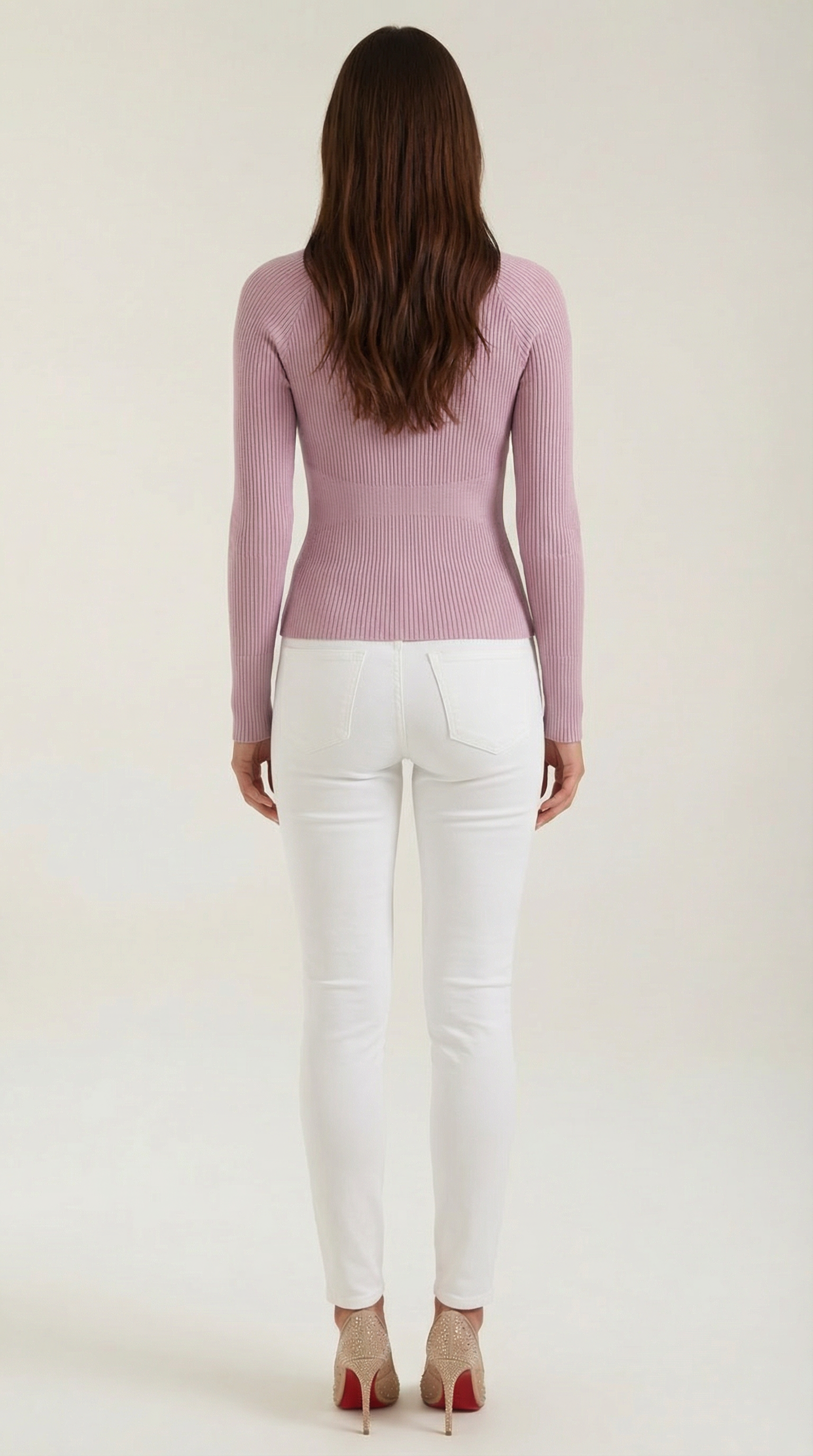 Fitted Long Sleeve Top-tops > long sleeve tops > fitted long sleeve top-Laventaire-Laventaire