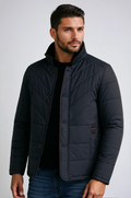 Fitted Quilted Short Jacket-jackets > short jackets > fitted jackets-Laventaire-Laventaire